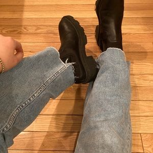 ZARA Z1975 HIGH RISE MINI FLARE JEANS